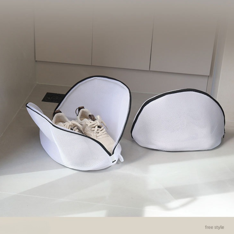 Sneaker Care Cleaning Kit - Netz-Schuhwaschbeutel mit Reißverschluss, Wäsche-Organizer für Sneaker,