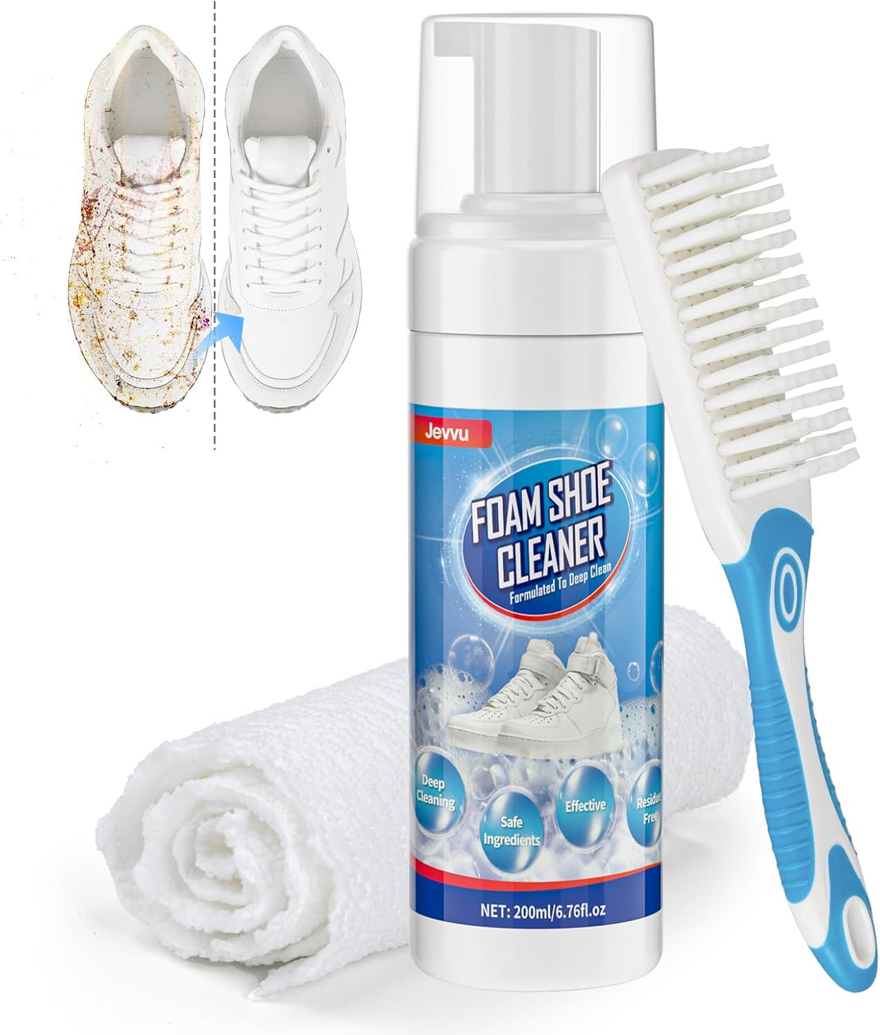 Sneaker Cleaning Kit - Schuh-Reinigungsschaum zum Entfernen von Flecken und