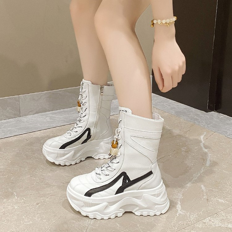 Neue Frauen 8 CM Chunky Mid-Ka – Sneaker Zone Bewertung und Preis